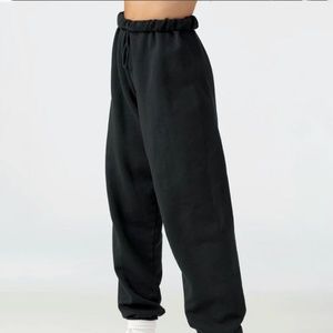 Joah Brown - Oversized jogger black French terry